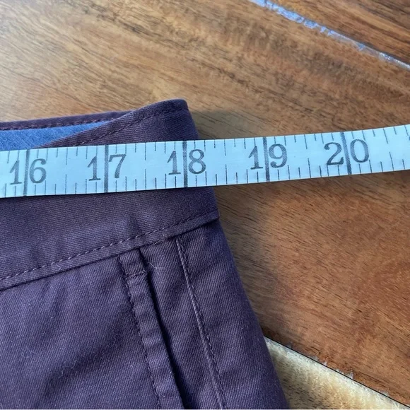 Banana Republic Men’s Fulton Chino Skinny Fit Cotton Burgundy Pants - Picture 8 of 10